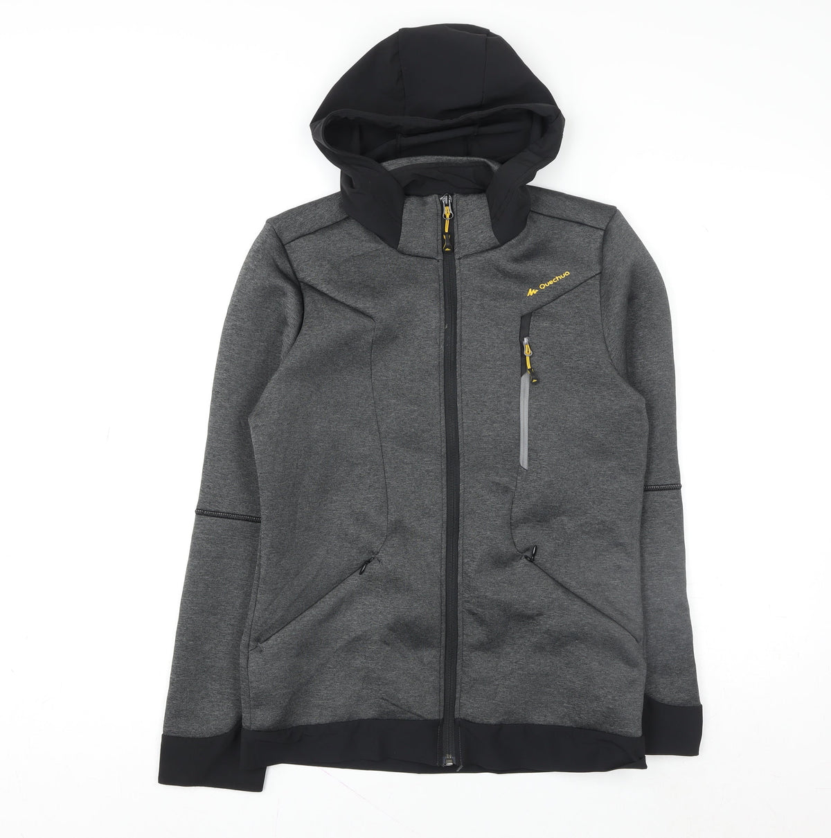 Mens UK Size S Quechua Grey Softshell