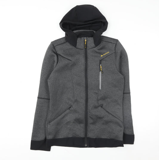 Mens UK Size S Quechua Grey Softshell