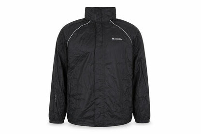 Mountain Warehouse Men's Black XS Windbreaker Lightweight Jacket