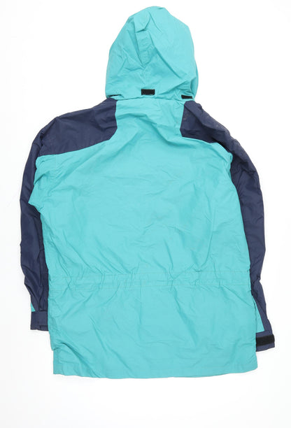 Womens UK Size M Yormalt Blue Anorak Coat