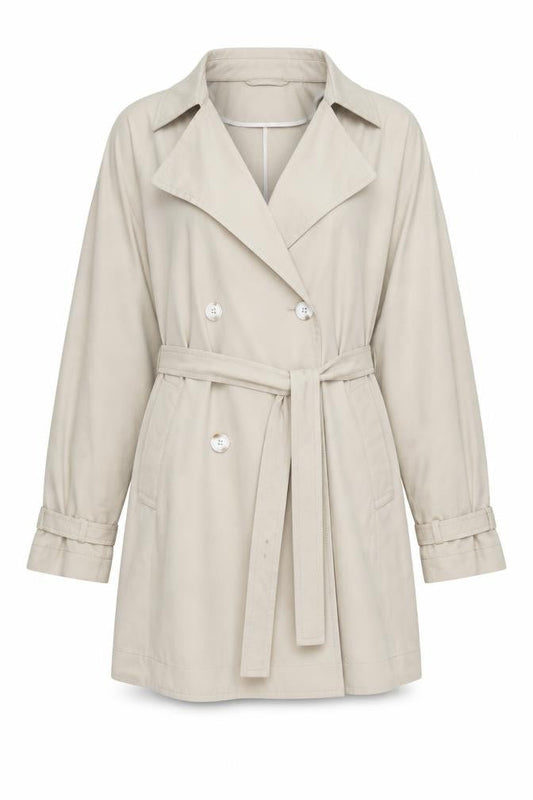 Womens UK Size L H&M Beige Trench Coat