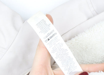 Primark Girls Beige Hooded Parka Coat 10-11 Years Lined Full Zip Pockets