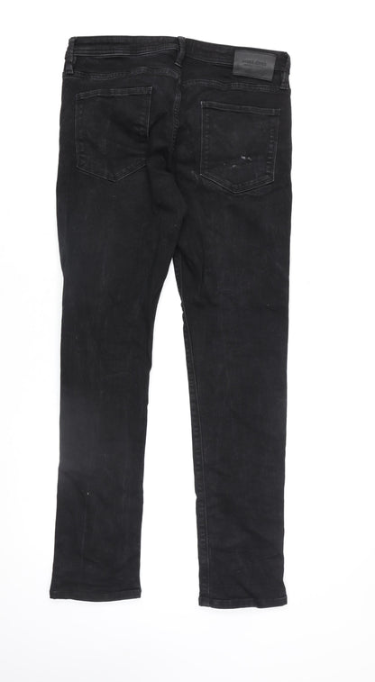 Jack & Jones Men's Black Slim Fit Denim Jeans 32x32