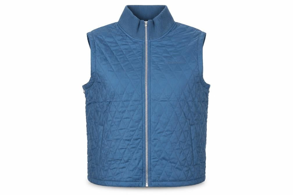 Womens UK Size XL Calvin Klein Jeans Blue Quilted Coat