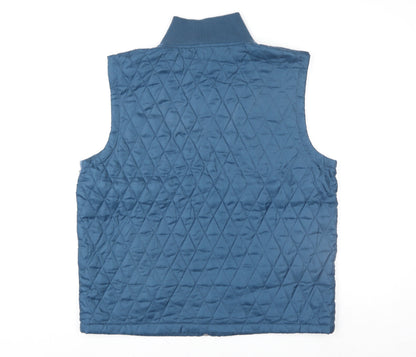 Womens UK Size XL Calvin Klein Jeans Blue Quilted Coat