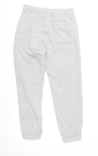 Uniqlo Men’s Grey HEATTECH Fleece-Lined Jogger Trousers Size M
