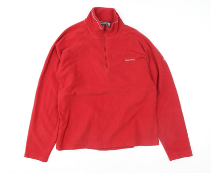 Mens UK Size M Craghoppers Red Pullover Sweatshirt