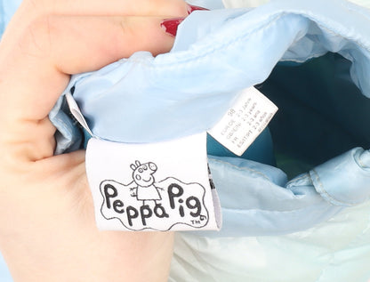 Peppa Pig Girls Multicoloured 2-3 Years Puffer Waistcoat Gilet