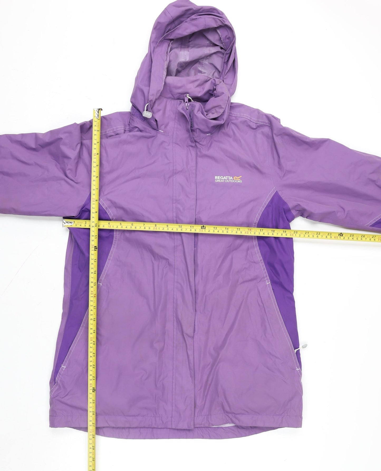 Regatta Great Outdoors Women's Purple Waterproof Hooded Jacket UK 14