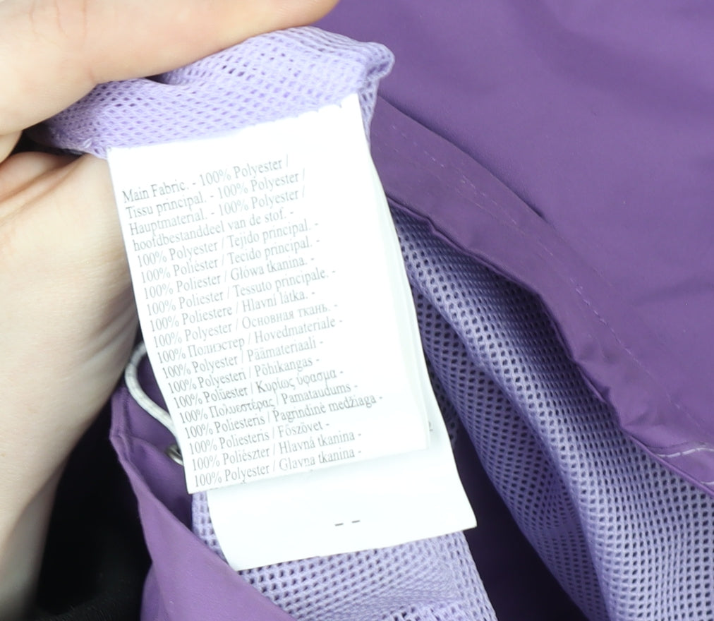 Regatta Great Outdoors Women's Purple Waterproof Hooded Jacket UK 14