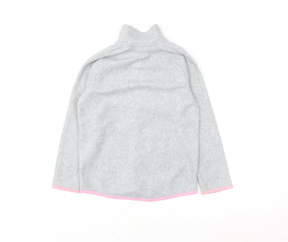 Girls UK Size 8 Years TESSENTIALS Grey Basic Jacket