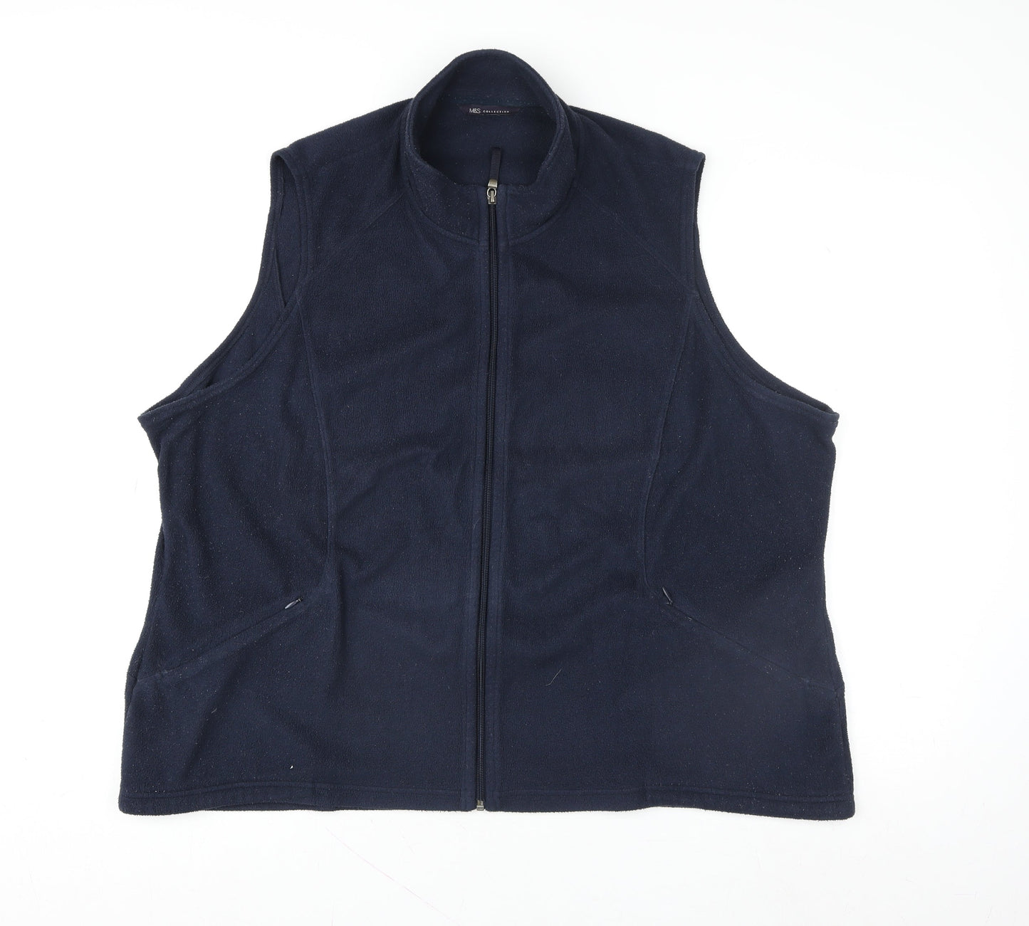Womens UK Size 14 Marks and Spencer Blue Bodywarmer