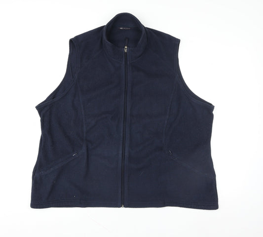 Womens UK Size 14 Marks and Spencer Blue Bodywarmer