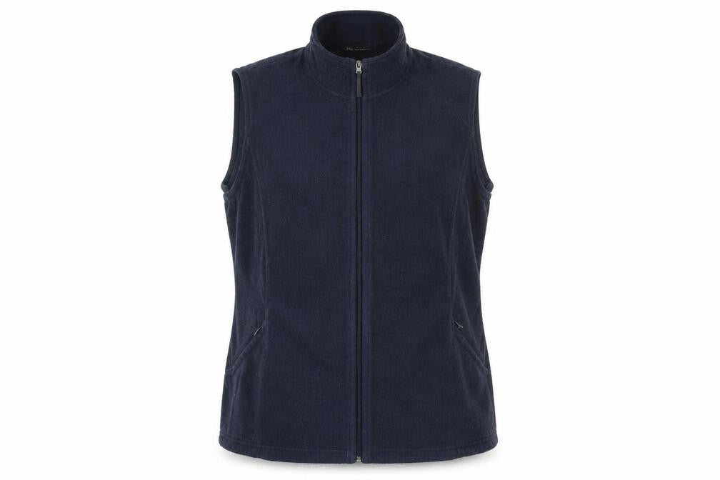 Marks & Spencer Women's Blue Fleece Zip Waistcoat Size 14