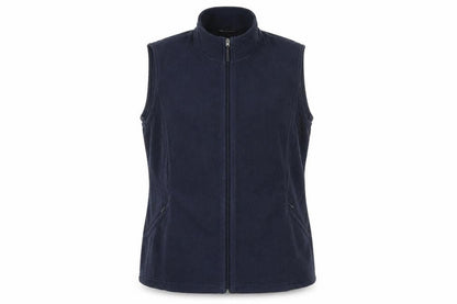 Marks & Spencer Women's Blue Fleece Zip Waistcoat Size 14