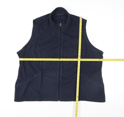 Womens UK Size 14 Marks and Spencer Blue Bodywarmer