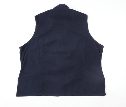 Womens UK Size 14 Marks and Spencer Blue Bodywarmer