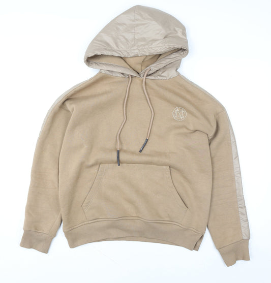 Womens UK Size 8 NewColor Beige Pullover Hoodie