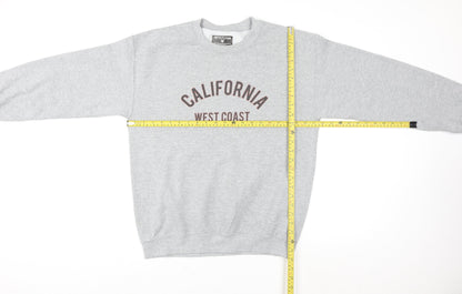 Womens UK Size S PRETTYLITTLETHING Grey Pullover Sweatshirt