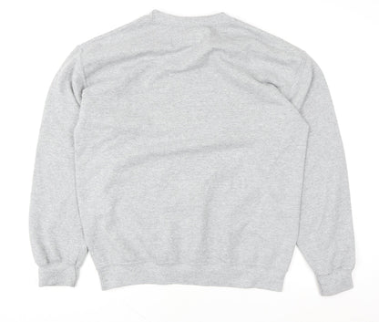 Womens UK Size S PRETTYLITTLETHING Grey Pullover Sweatshirt