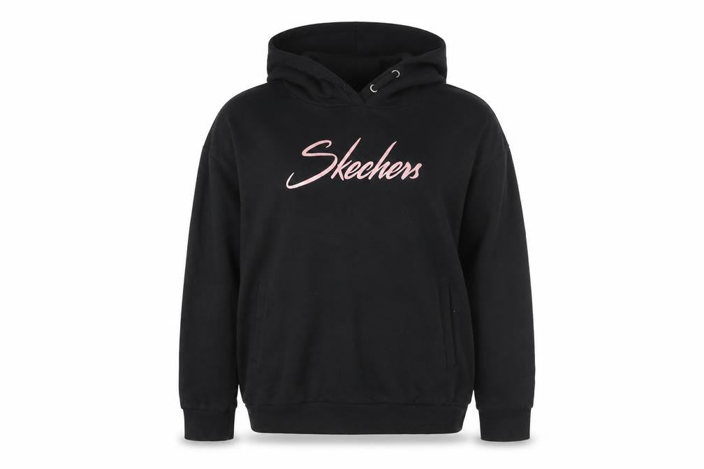Girls UK Size 12-13 Years Skechers Black Pullover Hoodie