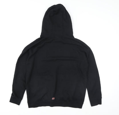 Skechers Girls Black Hoodie 12-13 Years Pullover Hooded Sweatshirt