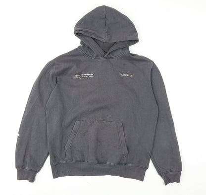 Womens UK Size M Closure LDN Grey Pullover Hoodie