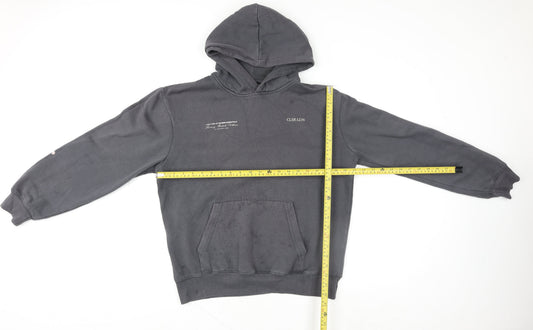 Womens UK Size M Closure LDN Grey Pullover Hoodie