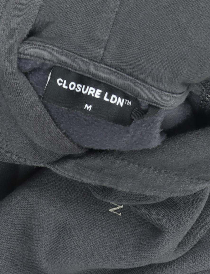 Womens UK Size M Closure LDN Grey Pullover Hoodie