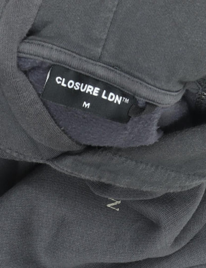 Womens UK Size M Closure LDN Grey Pullover Hoodie