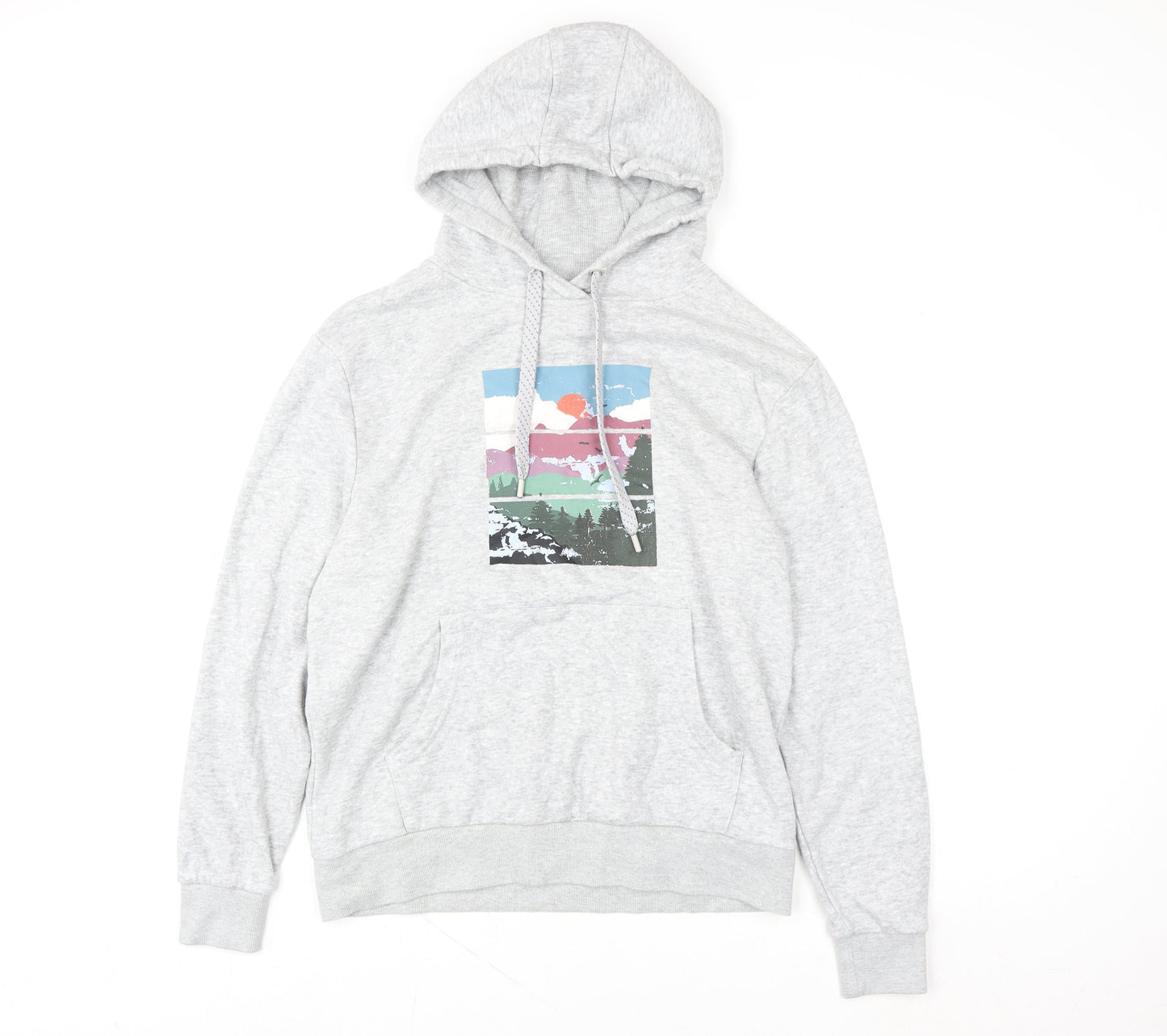 Womens UK Size 8 Mountain Warehouse Grey Pullover Hoodie