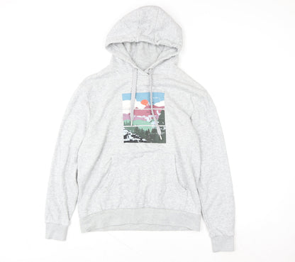 Womens UK Size 8 Mountain Warehouse Grey Pullover Hoodie