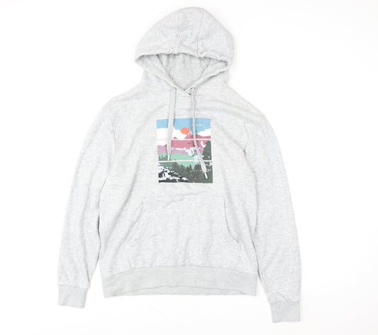 Womens UK Size 8 Mountain Warehouse Grey Pullover Hoodie