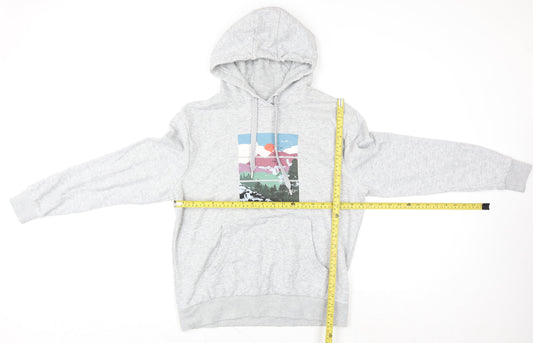 Womens UK Size 8 Mountain Warehouse Grey Pullover Hoodie