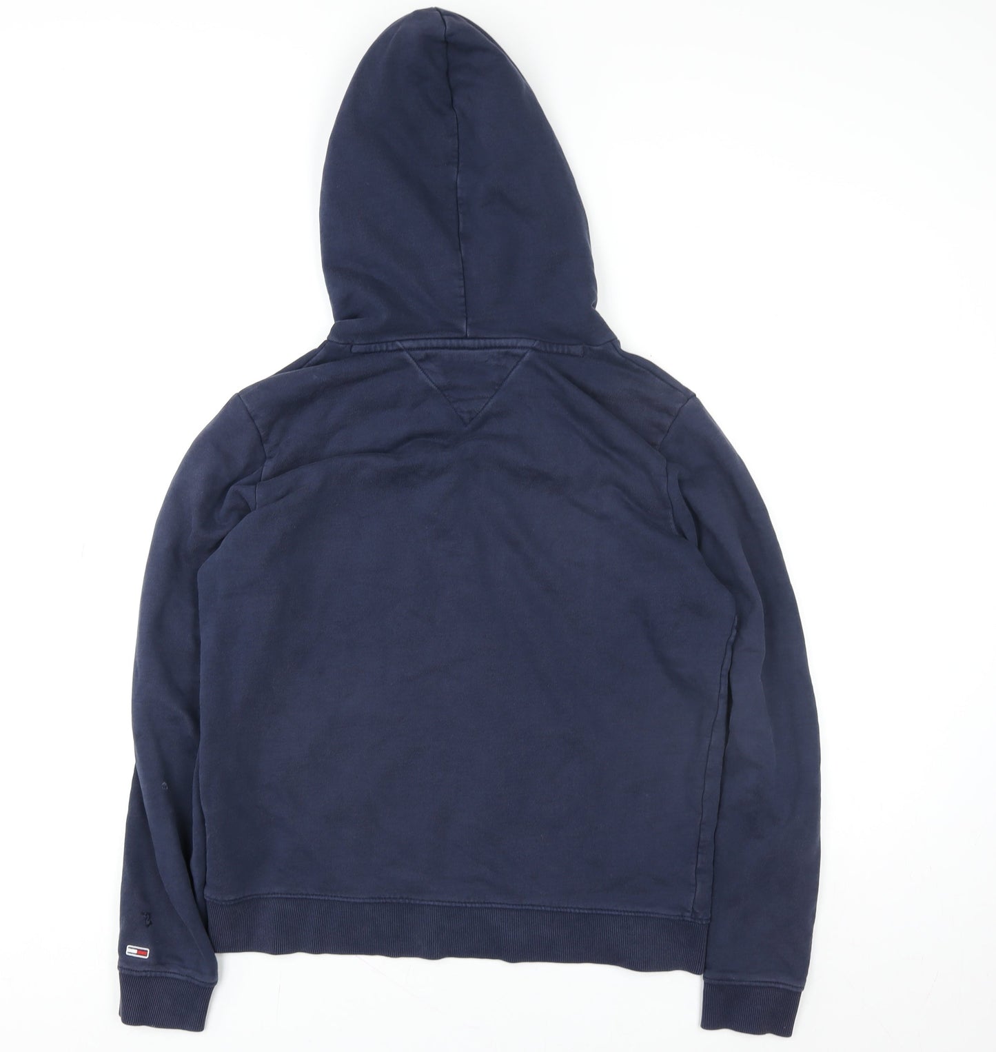 Mens UK Size L Tommy Jeans Blue Pullover Hoodie