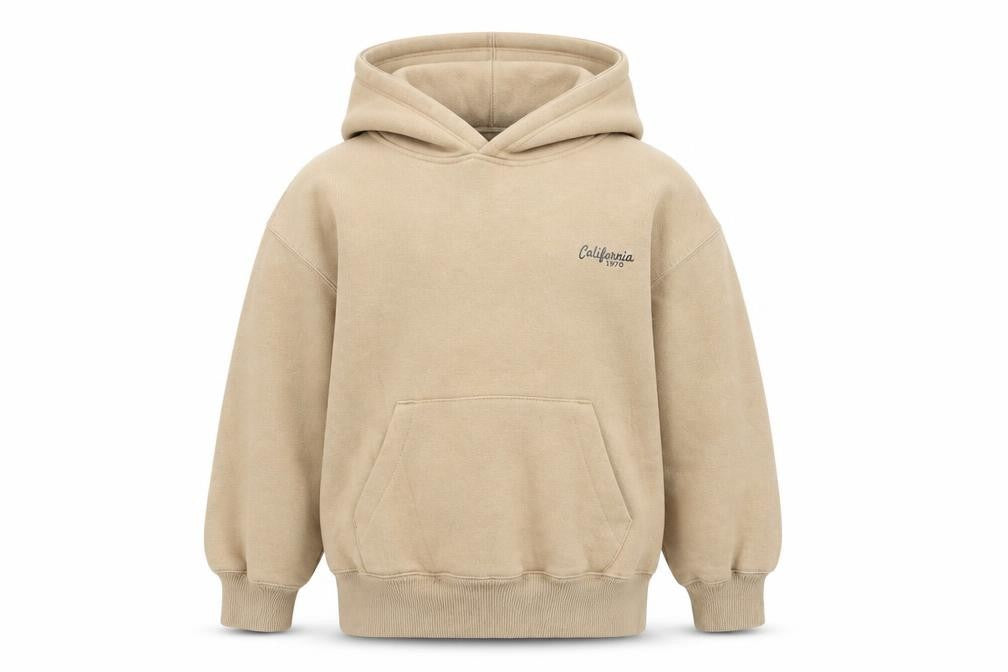 Girls UK Size 8-9 Years Zara Beige Pullover Hoodie
