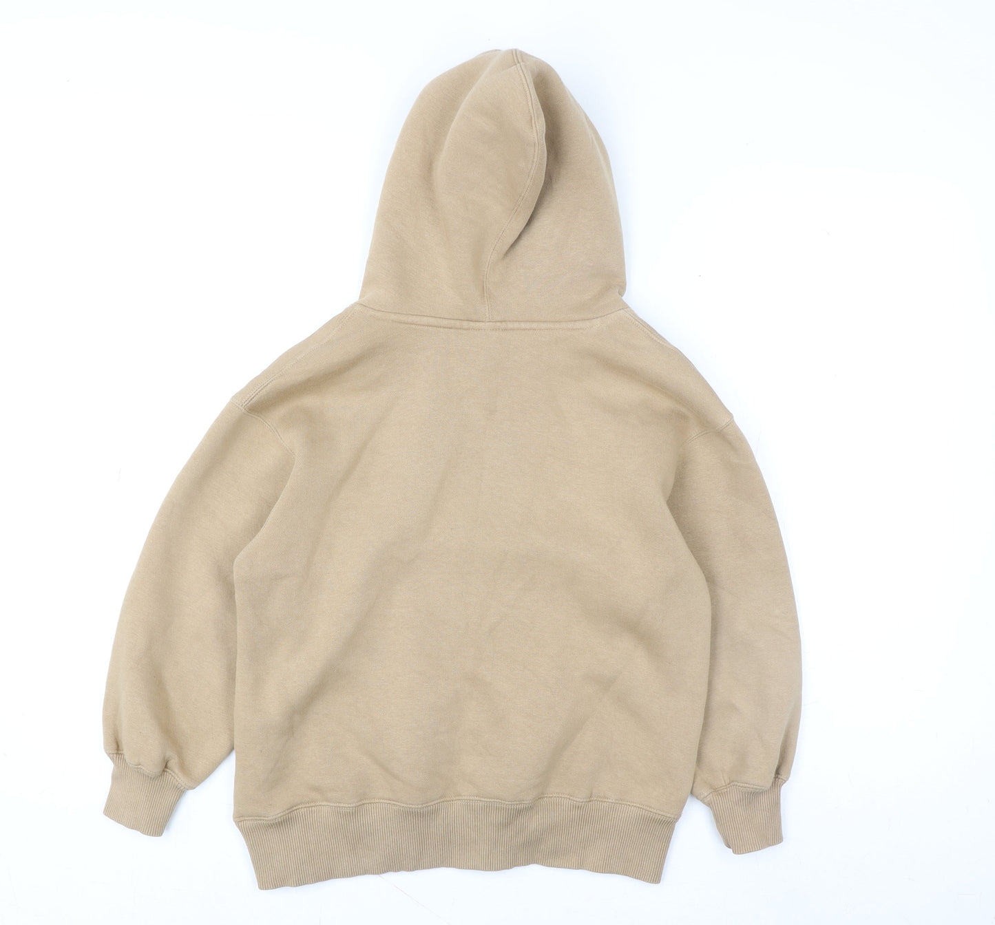 Girls UK Size 8-9 Years Zara Beige Pullover Hoodie