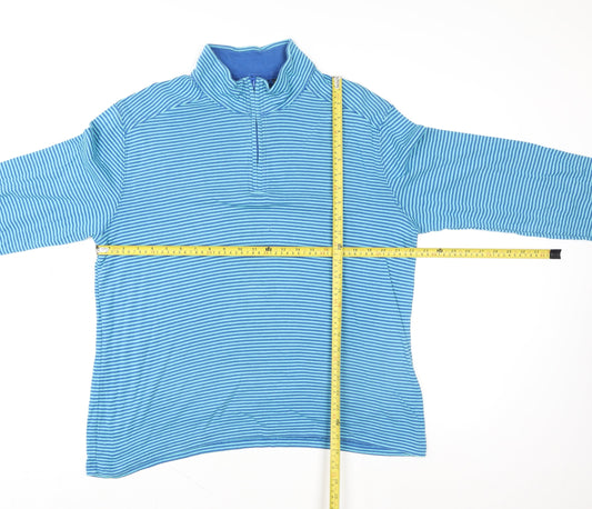 Womens UK Size L Lands' End Blue Pullover Sweatshirt
