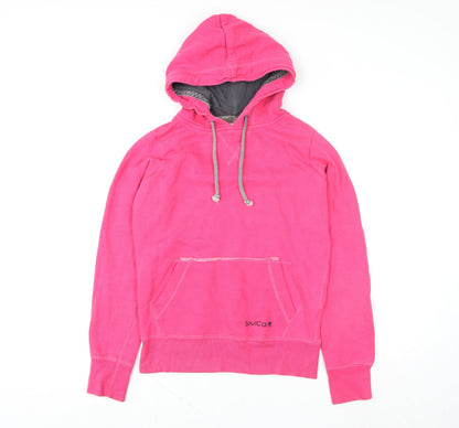 Womens UK Size 8 SoulCal Pink Pullover Hoodie