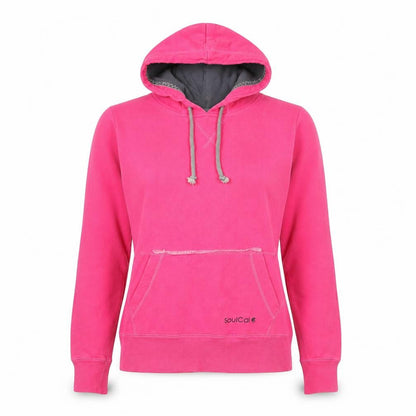 Womens UK Size 8 SoulCal Pink Pullover Hoodie
