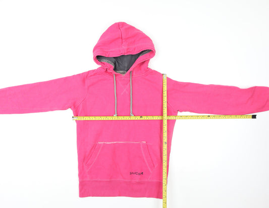 Womens UK Size 8 SoulCal Pink Pullover Hoodie