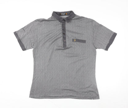 Mens UK Size L Farah 100% Cotton Polo Shirt