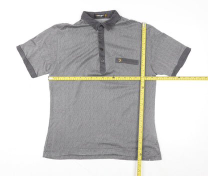 Mens UK Size L Farah 100% Cotton Polo Shirt