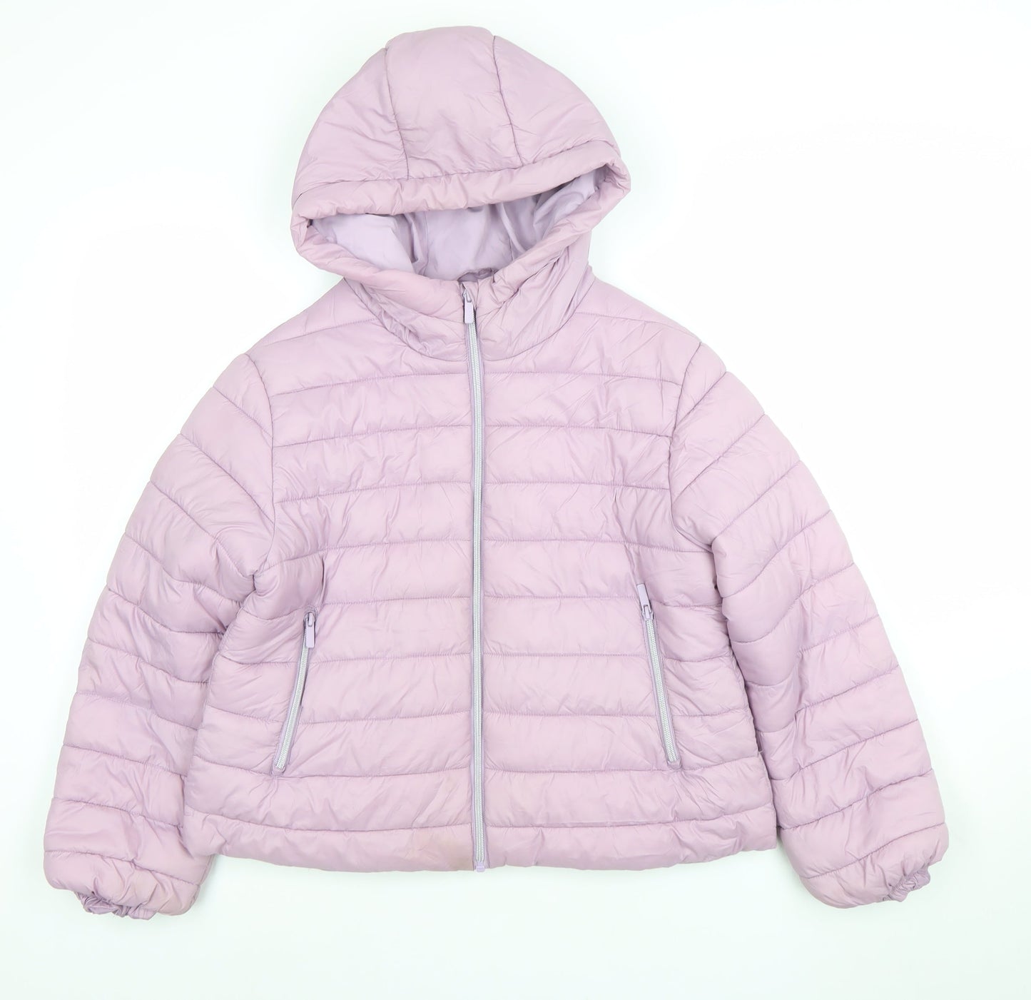 Girls UK Size 12 Years NEXT Purple Puffer Jacket