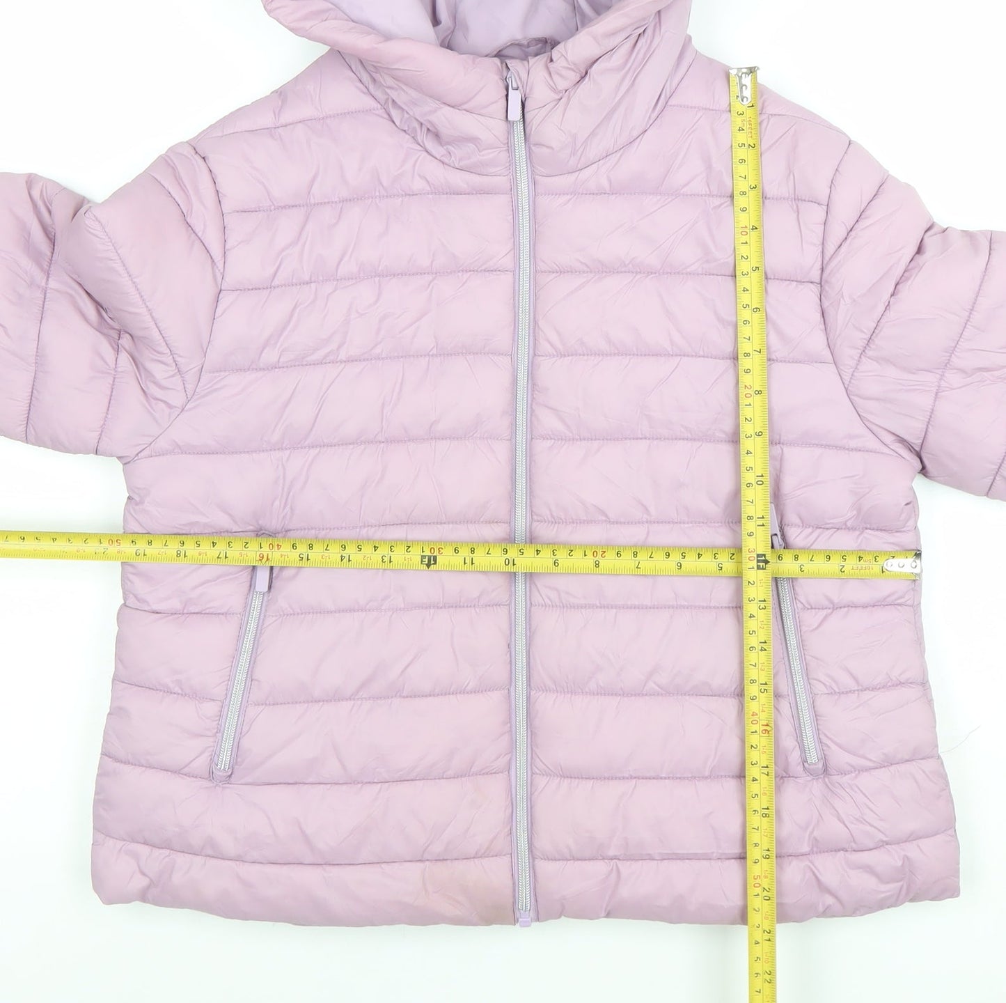 Girls UK Size 12 Years NEXT Purple Puffer Jacket
