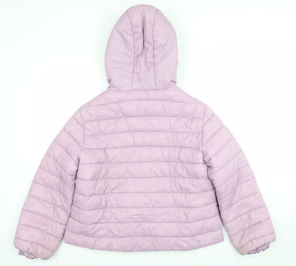 Girls UK Size 12 Years NEXT Purple Puffer Jacket