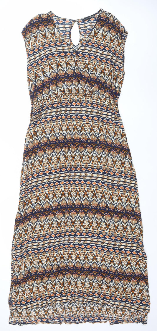 Atmosphere Women’s Multicoloured Geometric Shift Dress Size 16