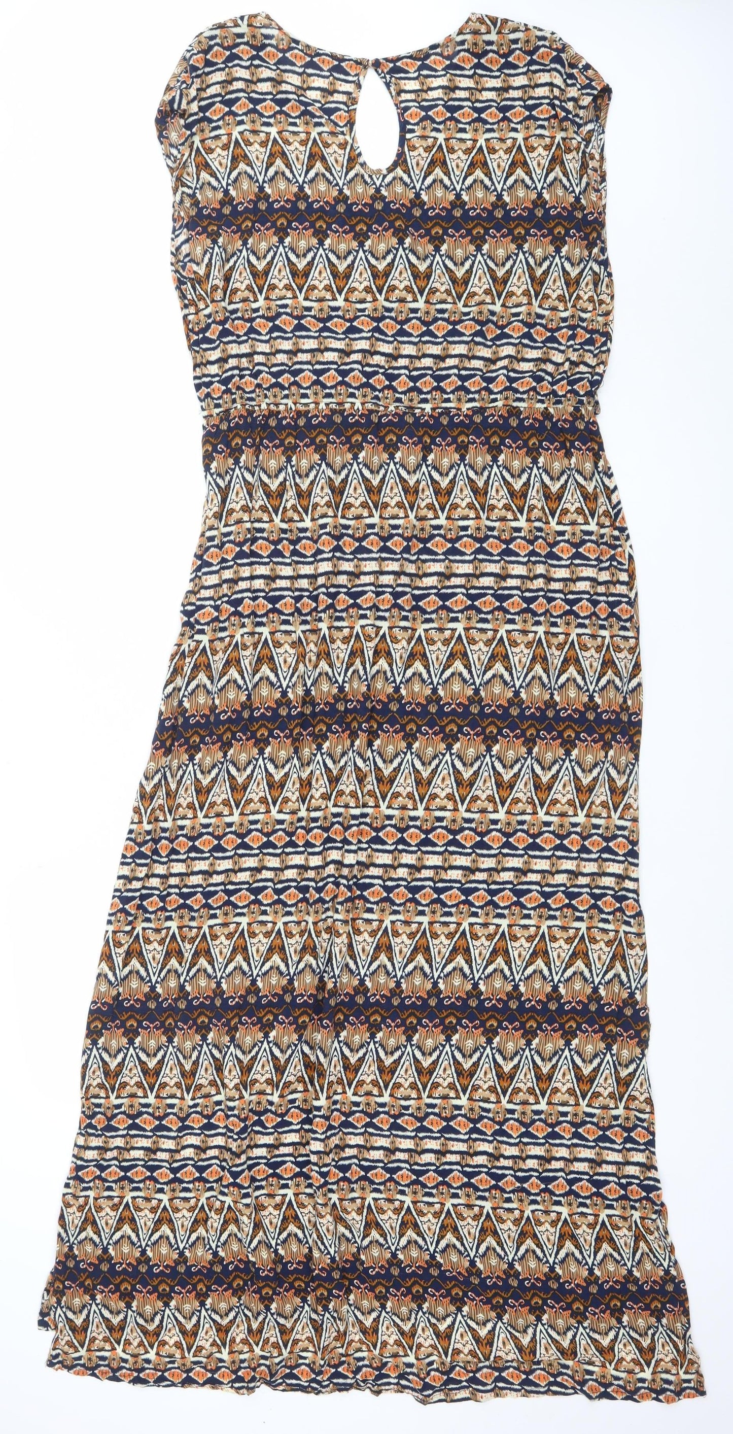 Atmosphere Women’s Multicoloured Geometric Shift Dress Size 16