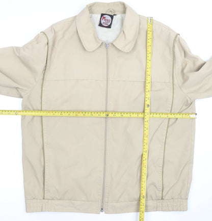 Mens UK Size L Fortress Beige Basic Jacket