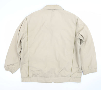 Mens UK Size L Fortress Beige Basic Jacket